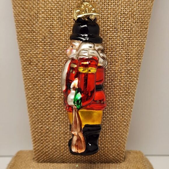 Thomas Pacconi Blown Glass Nutcracker Christmas Ornament - Picture 5 of 7